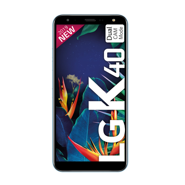 Móvil - LG K40, Negro, 32 GB, 2 GB RAM, 5.7" HD+, MT6762, 3000 mAh, Android