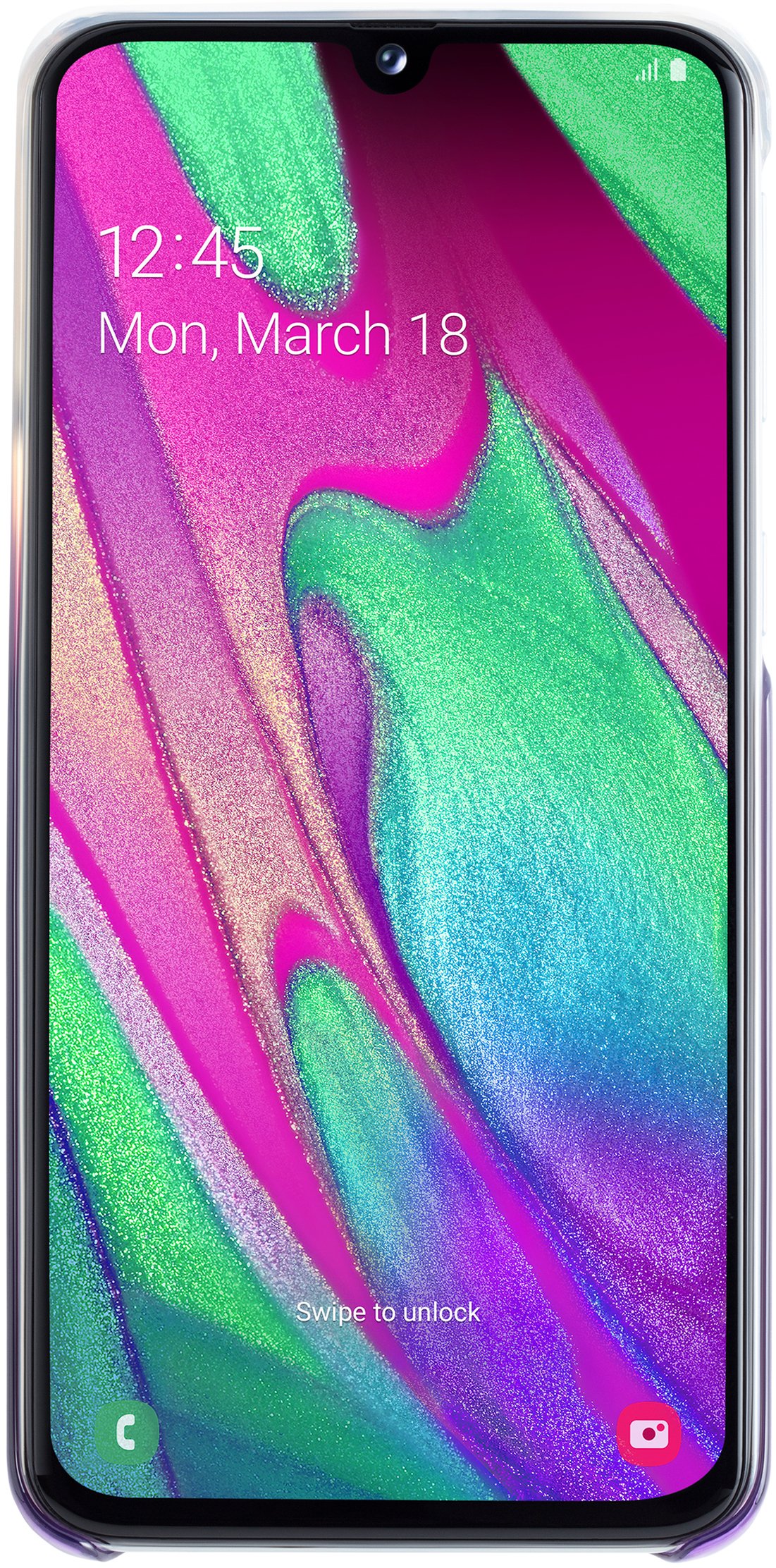 SAMSUNG EF-AA405, Backcover, Samsung, Galaxy A40, Violett