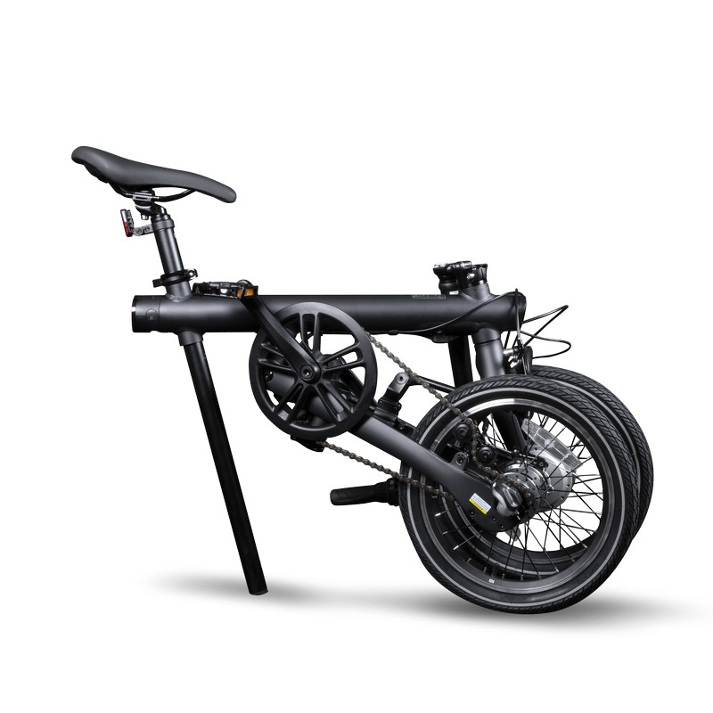 Bicicleta eléctrica - Xiaomi Qicycle, Hasta 25 km/h, Autonomía 45 km, Plegable, Negra