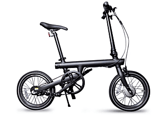 Bicicleta eléctrica | Xiaomi Qicycle, Hasta km/h, Autonomía 45 km, Plegable, Negra
