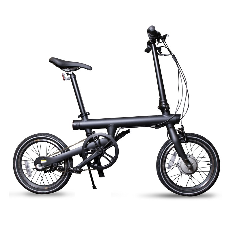 Bicicleta eléctrica - Xiaomi Qicycle, Hasta 25 km/h, Autonomía 45 km, Plegable, Negra