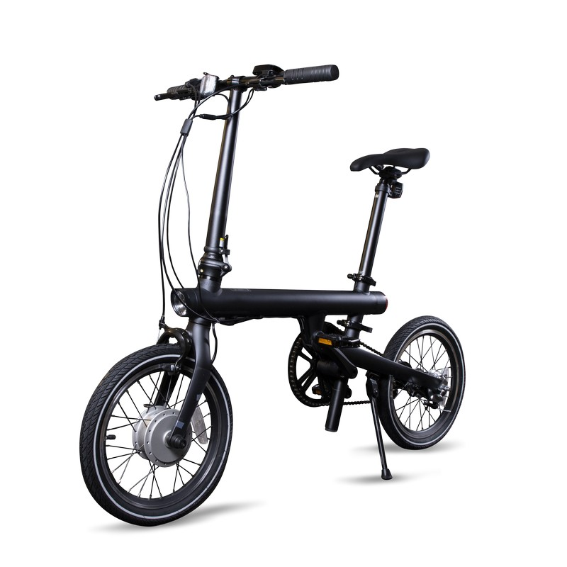 Bicicleta eléctrica - Xiaomi Qicycle, Hasta 25 km/h, Autonomía 45 km, Plegable, Negra