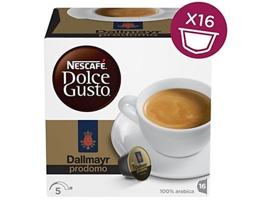 DOLCE GUSTO Kaffeekapsel Dallmayr Prodomo (16 Stk., Kompatibles System: Nescafé Dolce Gusto)