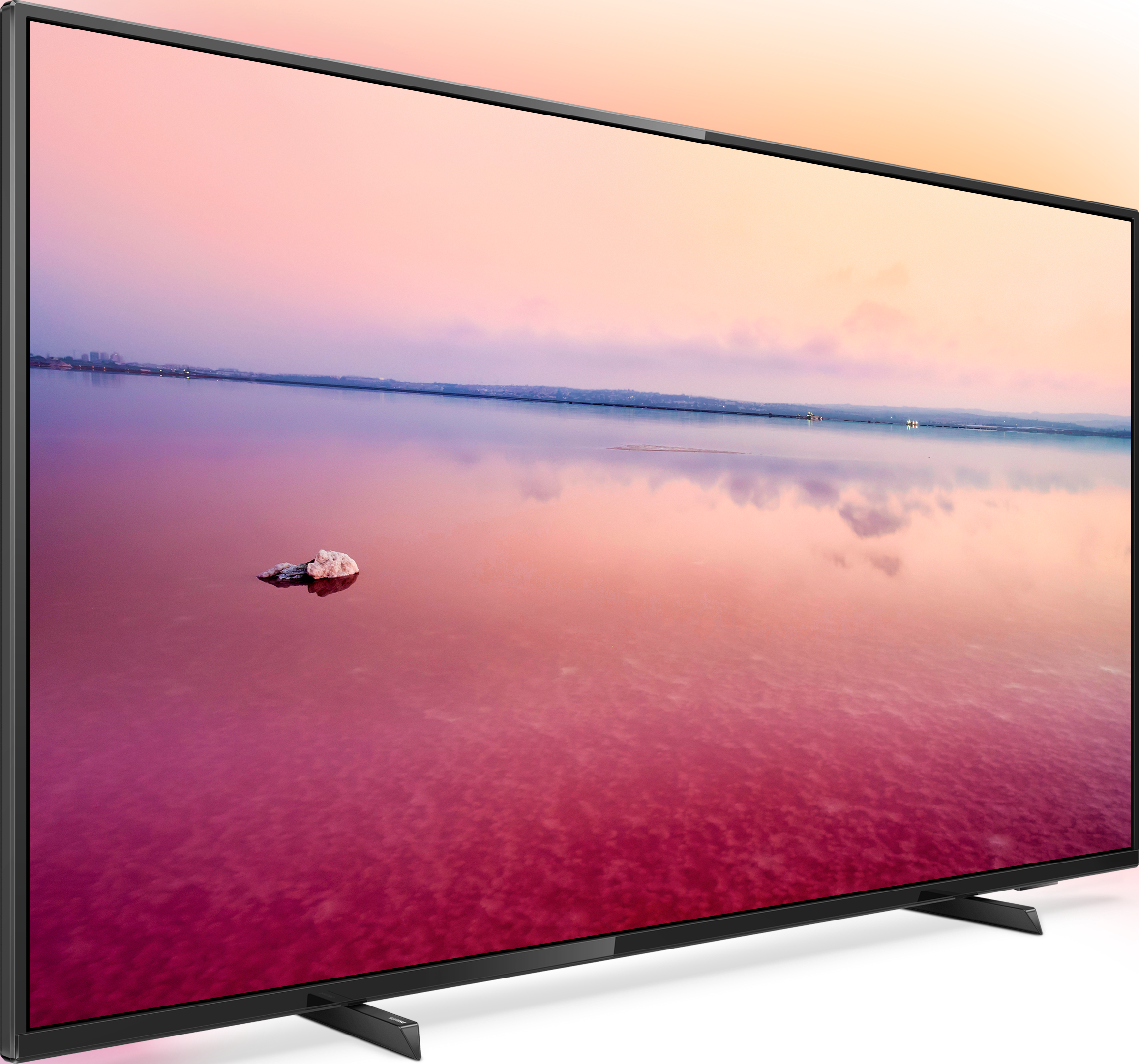 PHILIPS Fernseher 43PUS6704/12 43 Zoll 4K UHD LED-Smart TV mit Ambilight