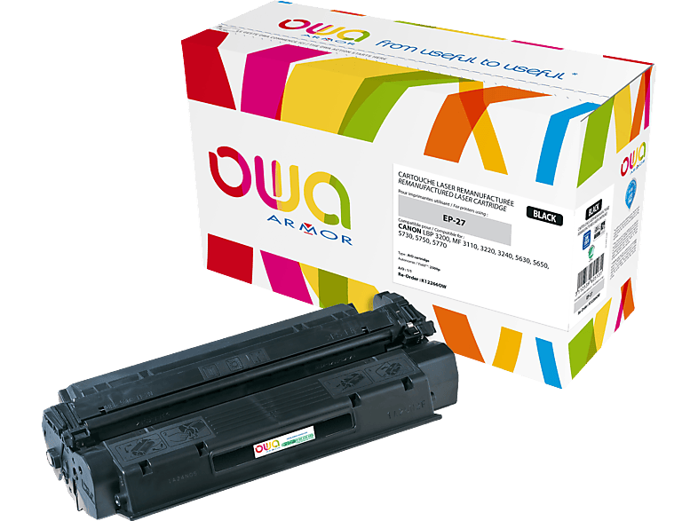 Owa K12266ow Toner Schwarz Canon 8489a002 Ep 27 8489 A 002 8489a002aa Mediamarkt