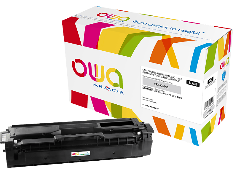 Owa K15623ow Toner Schwarz Samsung Clt K504sels Clt K 504 Sels Toner Toner Schwarz Online 