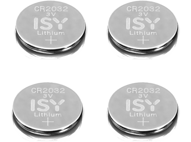 ISY CR2032-batterijen Lithium 4-Pack (IBA-2032)