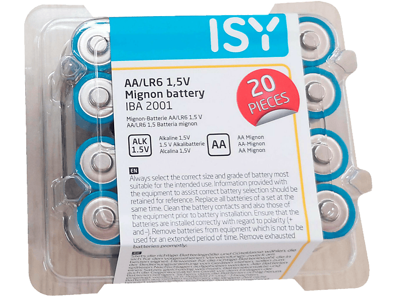 ISY AA-batterijen 20-Pack (IBA-2001)