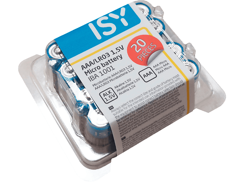 ISY AAA-batterijen 20-pack (IBA-1001)