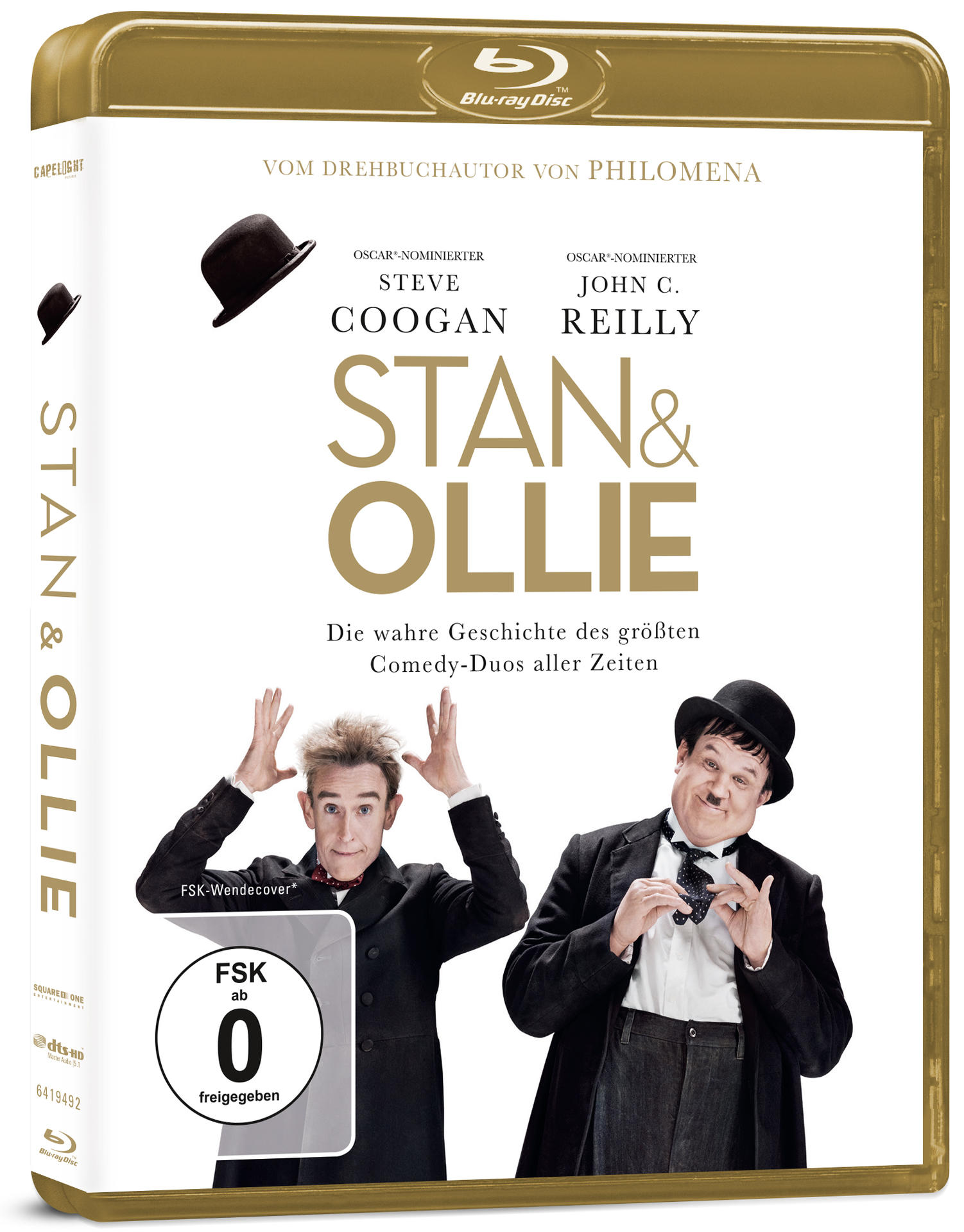 Filmbox. Schwarz-Weiß-Bild von zwei Männern in Anzügen. Text auf Deutsch. Blu-Ray-Disc.