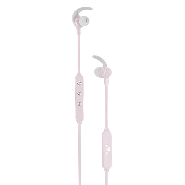 Auricular Vieta Pro libero bluetooth radio fm integrado soporte y estabilidad para hacer deporte autonomía 10 horas rosa vhpsb430lp palo con 5.0 ipx3