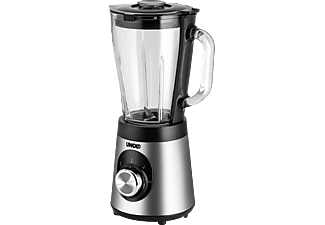 UNOLD Standmixer Edel 78625 Standmixer Edelstahl/Schwarz (500 Watt, 1.5 Liter)