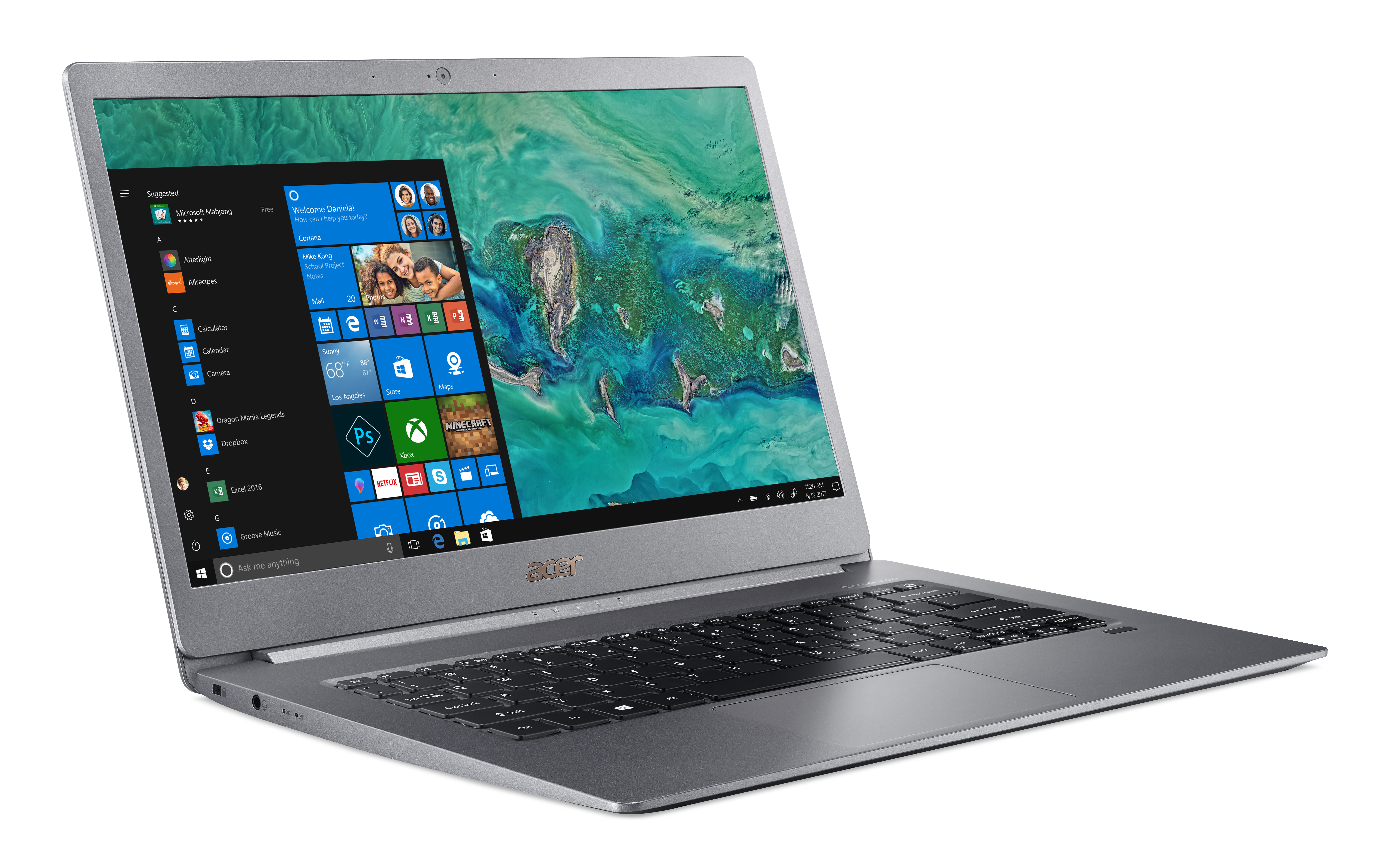 ACER Swift5/SF514-53T/i5-8265U İşlemci/8GB Bellek/256GB SSD Harddisk/Intel HD Graphics/14"FHD/W10 Laptop