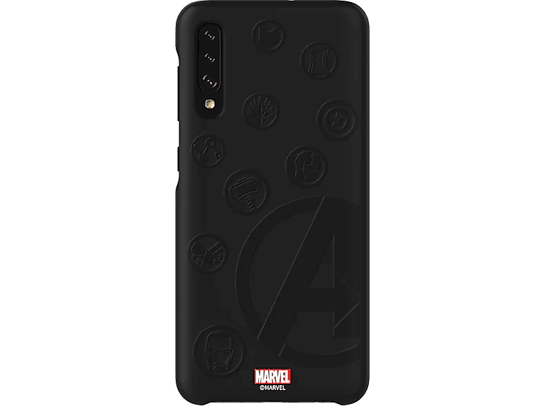 SAMSUNG Smart Cover Avengers Galaxy A50 Zwart (GP-FGA505HIBJW)