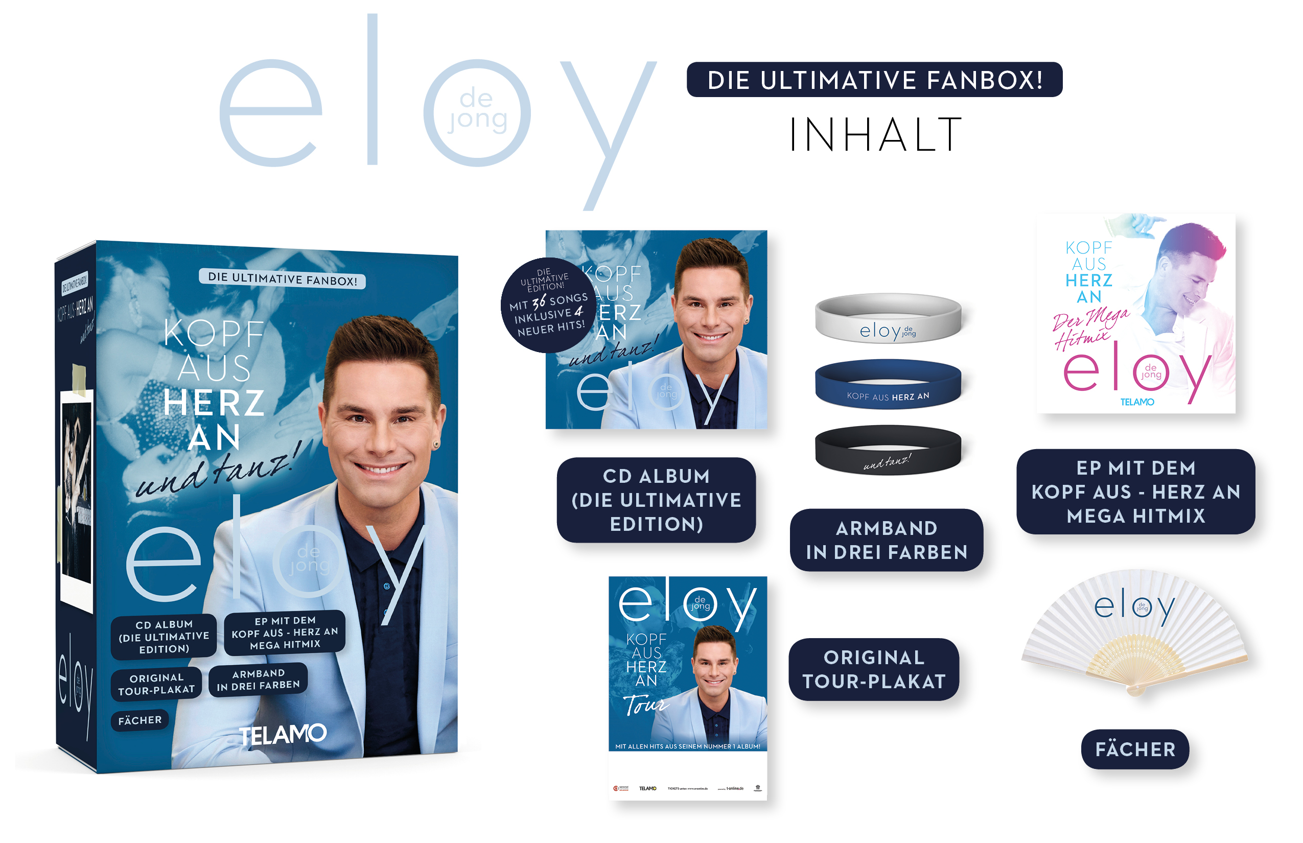 Eloy De Jong - Kopf aus Herz an und Tanz! (Ltd. Fanbox)  - (CD)