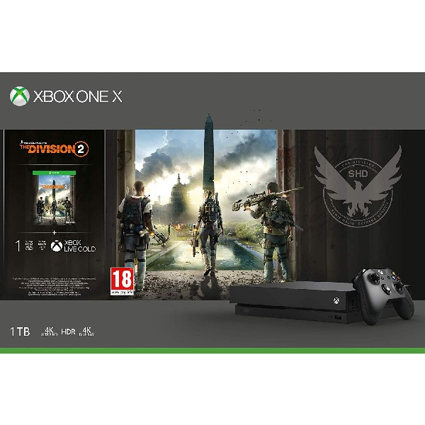 Consola - Xbox One X, 1 TB + The Division 2