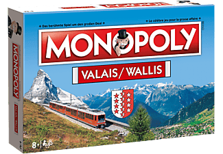 WINNING MOVES Monopoly Wallis / Valais (deutsche & französische Sprache) - Brettspiel