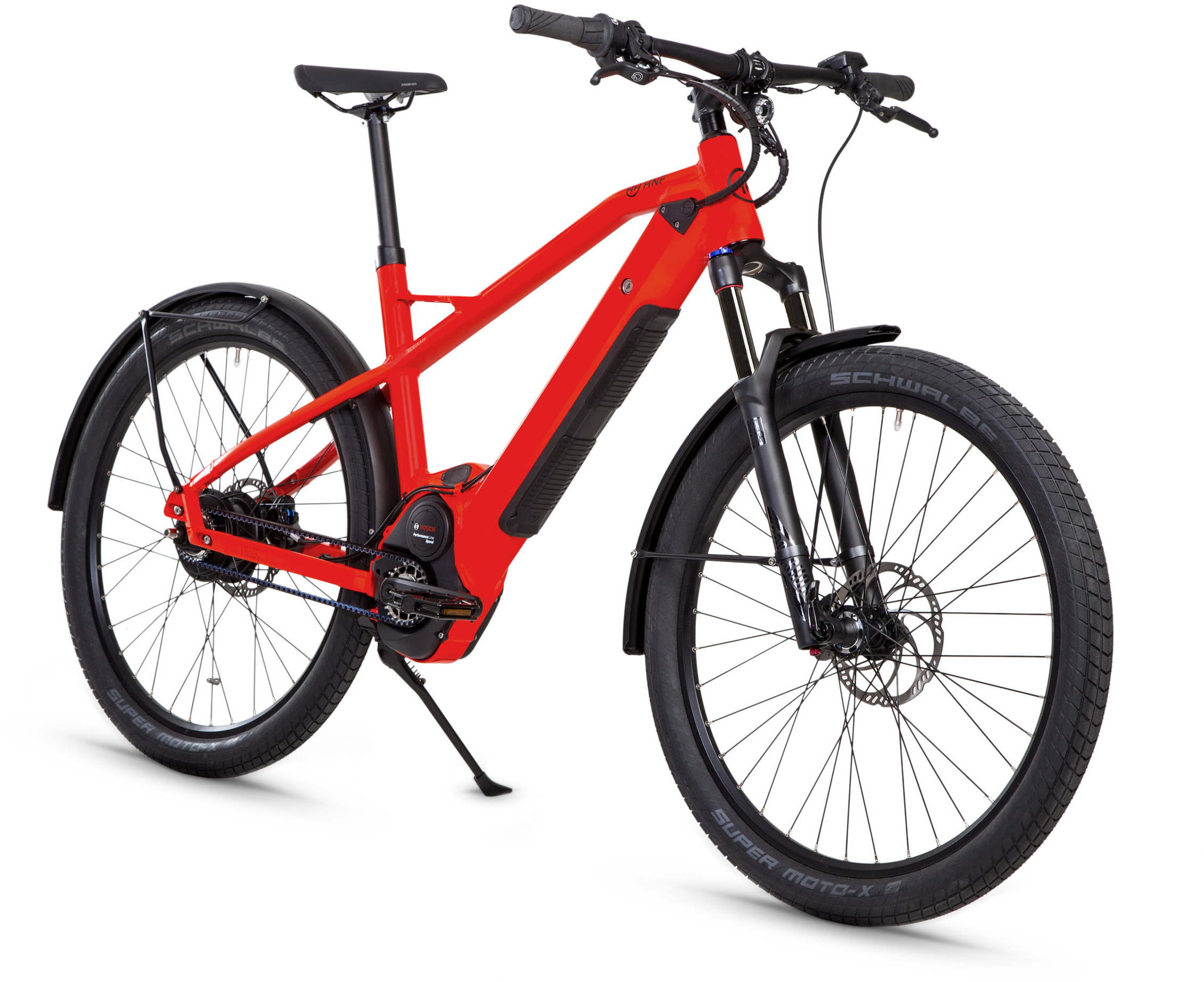 HNF-NICOLAI XD2 URBAN 19, S/M Urbanbike (Laufradgröße: 27,5 Zoll, Unisex-Rad, 500 Watt, Rot)