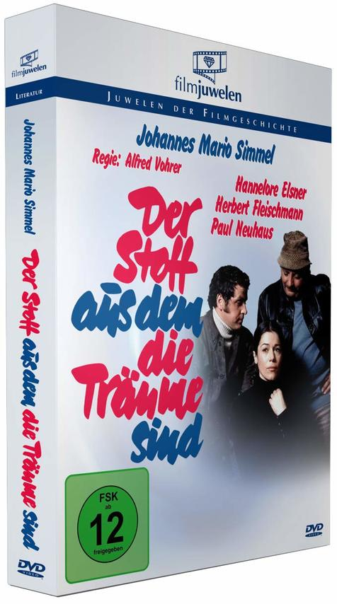 DVD-Box des Films "Der Stoff aus dem die Träume sind", mit Schauspielern und Titel.