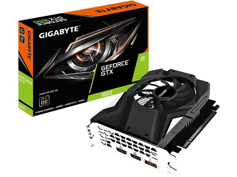 Tarjeta gráfica | Gigabyte GeForce GTX 1650 Mini ITX OC 4G