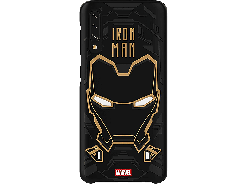 SAMSUNG Smart Cover Iron Man Galaxy A50 Zwart (GP-FGA505HIBBW)