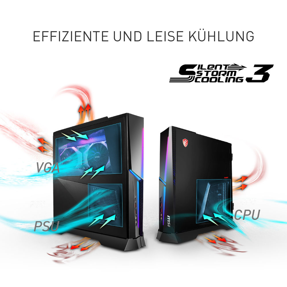 MSI Trident A 9SC - Intel® Core™ i5 i5-9400 - 8 GB - 128 GB - NVIDIA GeForce RTX™ 2060 - Windows 10 Home (64 Bit)