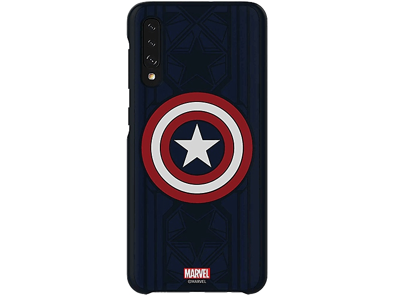 SAMSUNG Smart Cover Captain America Galaxy A50 Blauw (GP-FGA505HIBLW)