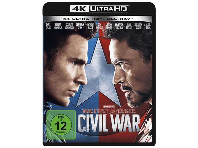 The First Avenger: Civil War 4K Ultra HD Blu-ray + Blu-ray