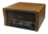 Retro Plattenspieler mit Bluetooth NR50 Braun