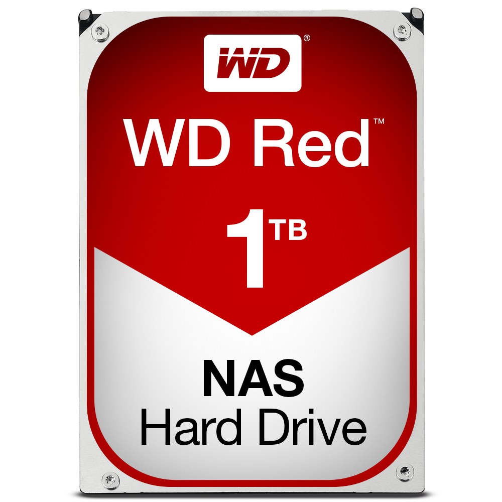 WD Red 3,5" SATA III 6Gbit/s IntelliPower 1TB 64MB Cache NAS 7/24 WD10EFRX