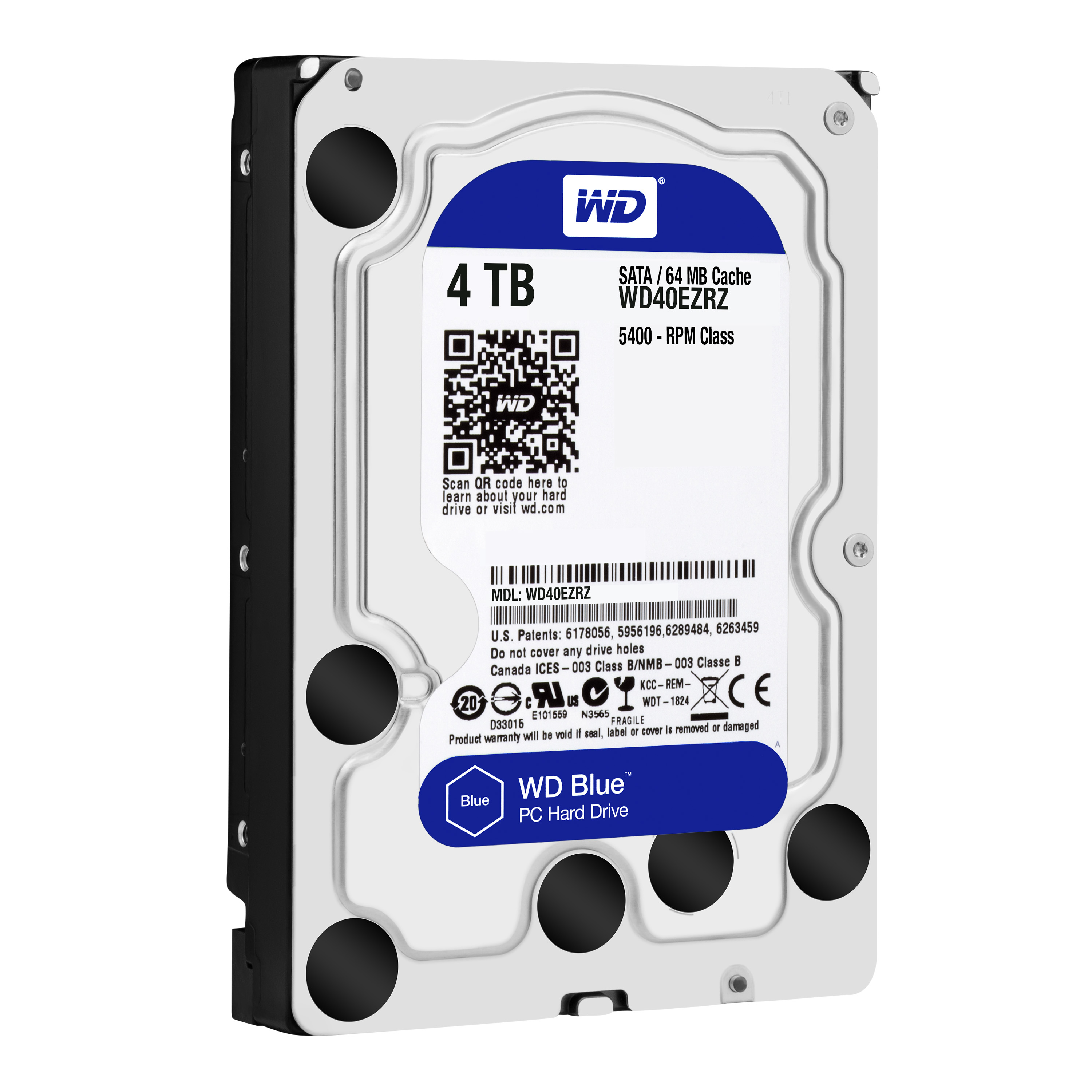 WD Blue 3,5" SATA III 6Gbit/s  4TB 64MB Cache WD40EZRZ