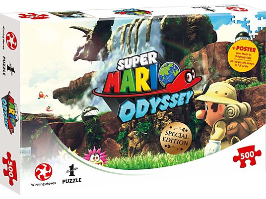 WINNING MOVES Super Mario Odyssey - Fossil Falls - Puzzle (Multicolore)