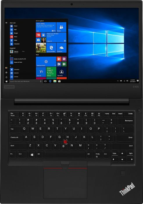 LENOVO Notebook ThinkPad E495, schwarz (20NE000BGE) Notebook, 14 Zoll, Full-HD, AMD Ryzen™ 7 3700U, 16 GB, 512 GB SSD