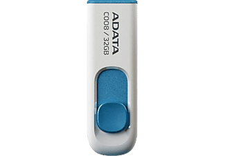 ADATA C008 USB 2.0 32GB pendrive fehér (AC008-32G-RWE)