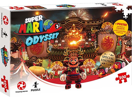 WINNING MOVES Super Mario Odyssey - Bowser's Castle - Puzzle (Multicolore)