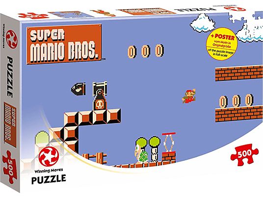 WINNING MOVES Super Mario Bros - High Jumper Adventure - Puzzle (Multicolore)