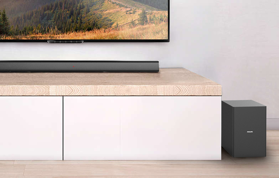 PHILIPS HTL 1510B/12, Soundbar, Schwarz