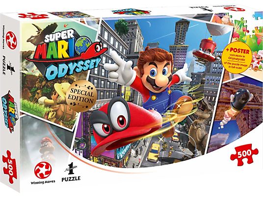 WINNING MOVES Super Mario Odyssey - World Traveler - Puzzle ( Mehrfarbig)