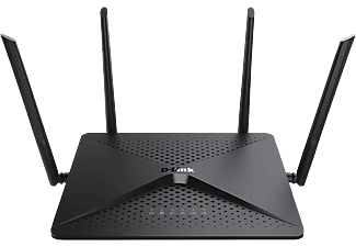 DLINK AC2600 EXO SmartBeam Gigabit (DIR‑882) - Router (Schwarz)