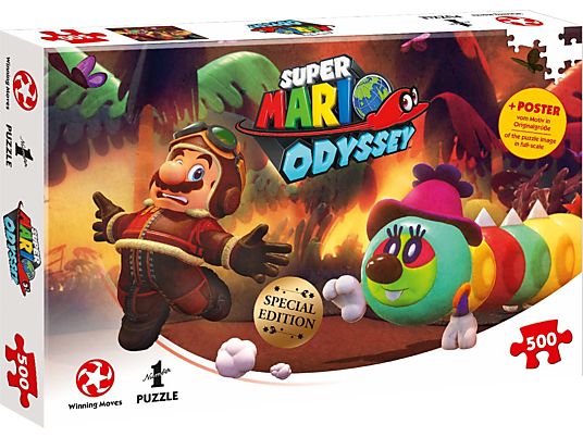 WINNING MOVES Super Mario Odyssey - Forgotten Isle - Puzzle (Multicolore)