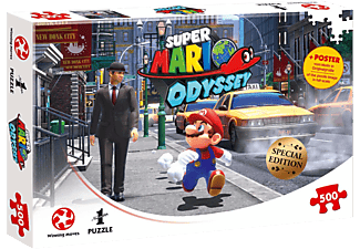 WINNING MOVES Super Mario Odyssey - New Donk City - Puzzle (Multicolore)