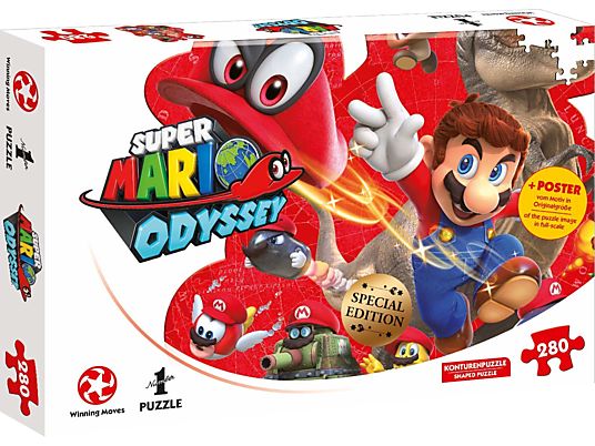 WINNING MOVES Super Mario Odyssey - Mario and Cappy - Puzzle (Multicolore)