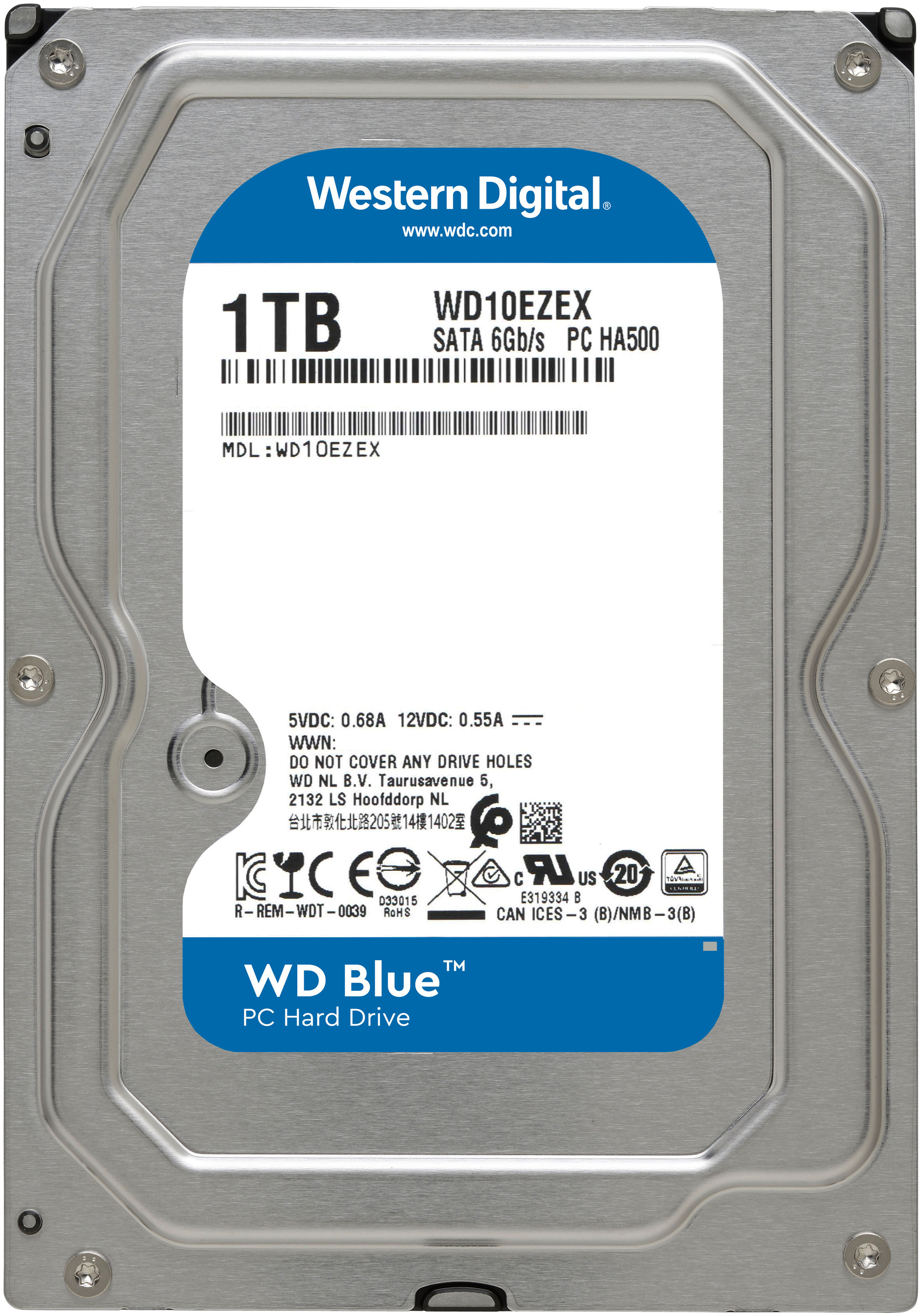 WD Blue™ Festplatte Bulk, 1 TB HDD SATA 6 Gbps, 2,5 Zoll, intern