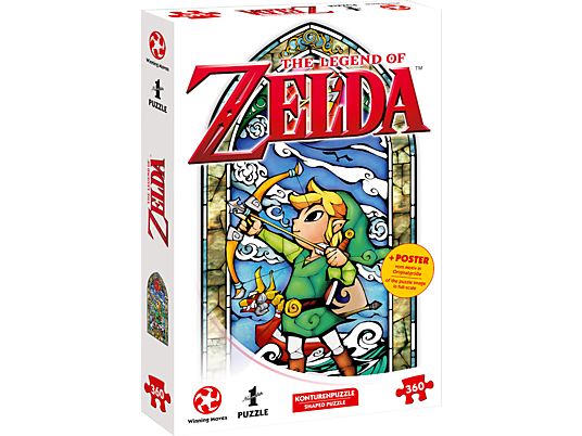 WINNING MOVES The Legend of Zelda: The Wind Waker - Link: Hero's Bow - Puzzle (Multicolore)