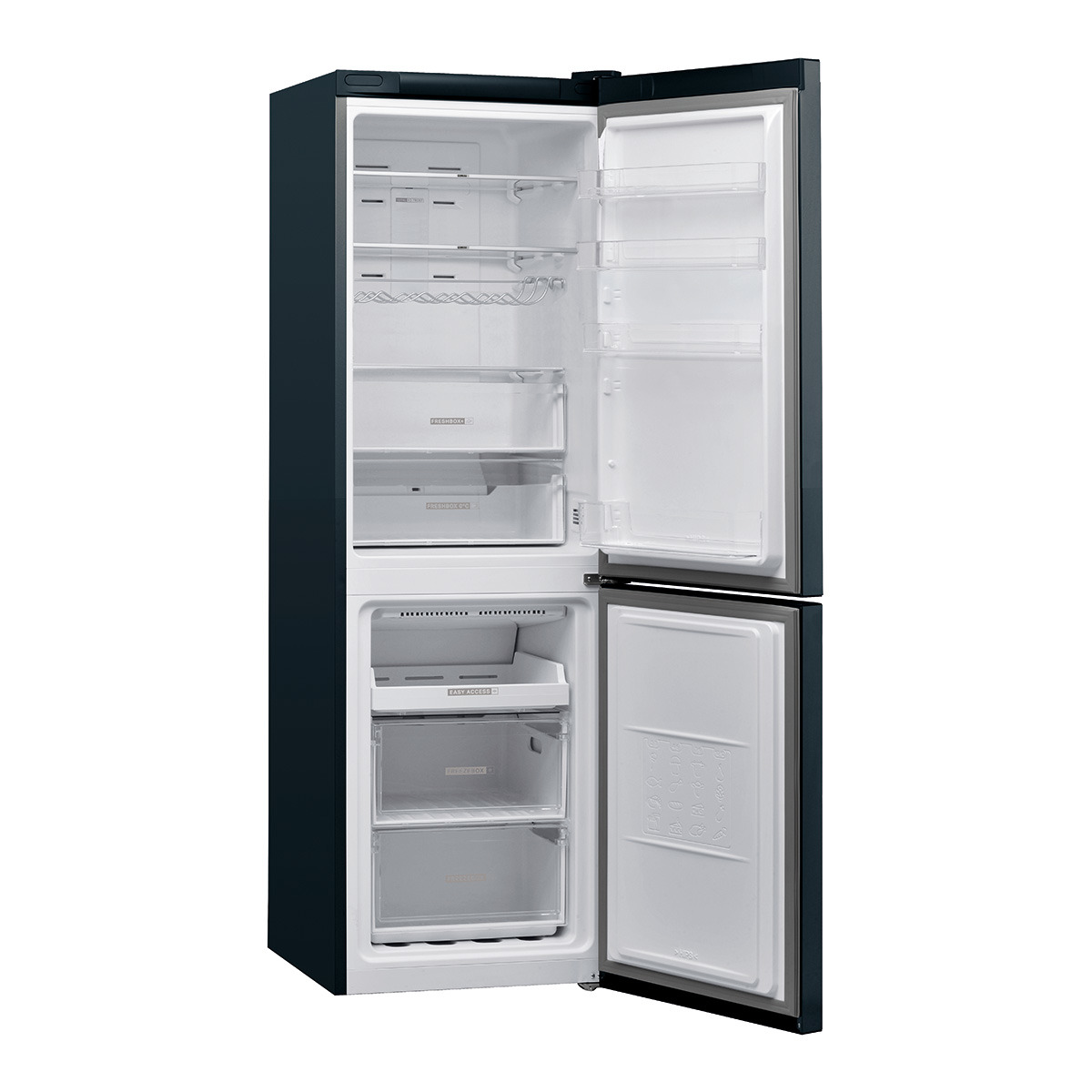 WHIRLPOOL W7 821O K No Frost kombinált hűtőszekrény