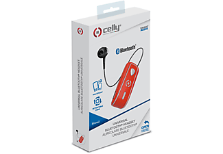 CELLY Bluetooth Kulaklık Makaralı Kırmızı