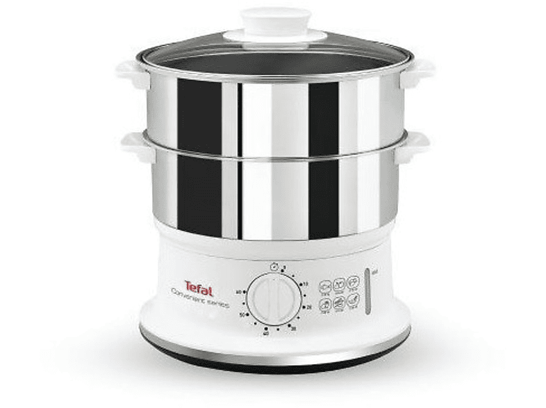 Tefal VC1451 Dampfgarer (900 Watt, 6 l, Weiß) — Foto 2 von 2