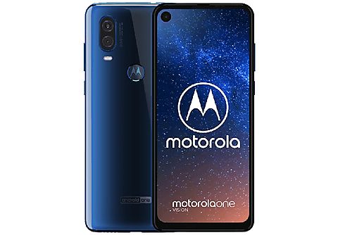 Móvil - Motorola One Vision, Azul, 128 GB, 4 GB RAM, 6.34" Full HD+, Exynos 9609, 3500 mAh, Android