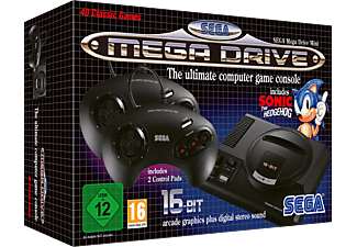 SEGA Mega Drive Mini /Mehrsprachig - Spielkonsole - Schwarz