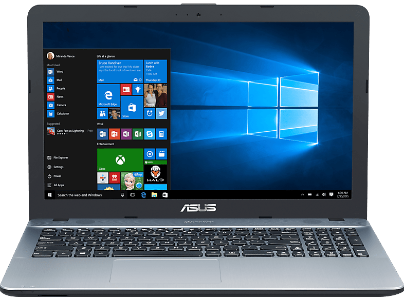 ASUS Laptop VivoBook X541SA-DM620T Intel Atom x5-E8000 (90NB0CH3-M11980)